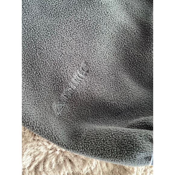 L.L. Bean Men’s Fleece Polartec Hooded Zip-Up Sweater Hiking Outdoor Navy SZ XL - Picture 9 of 11